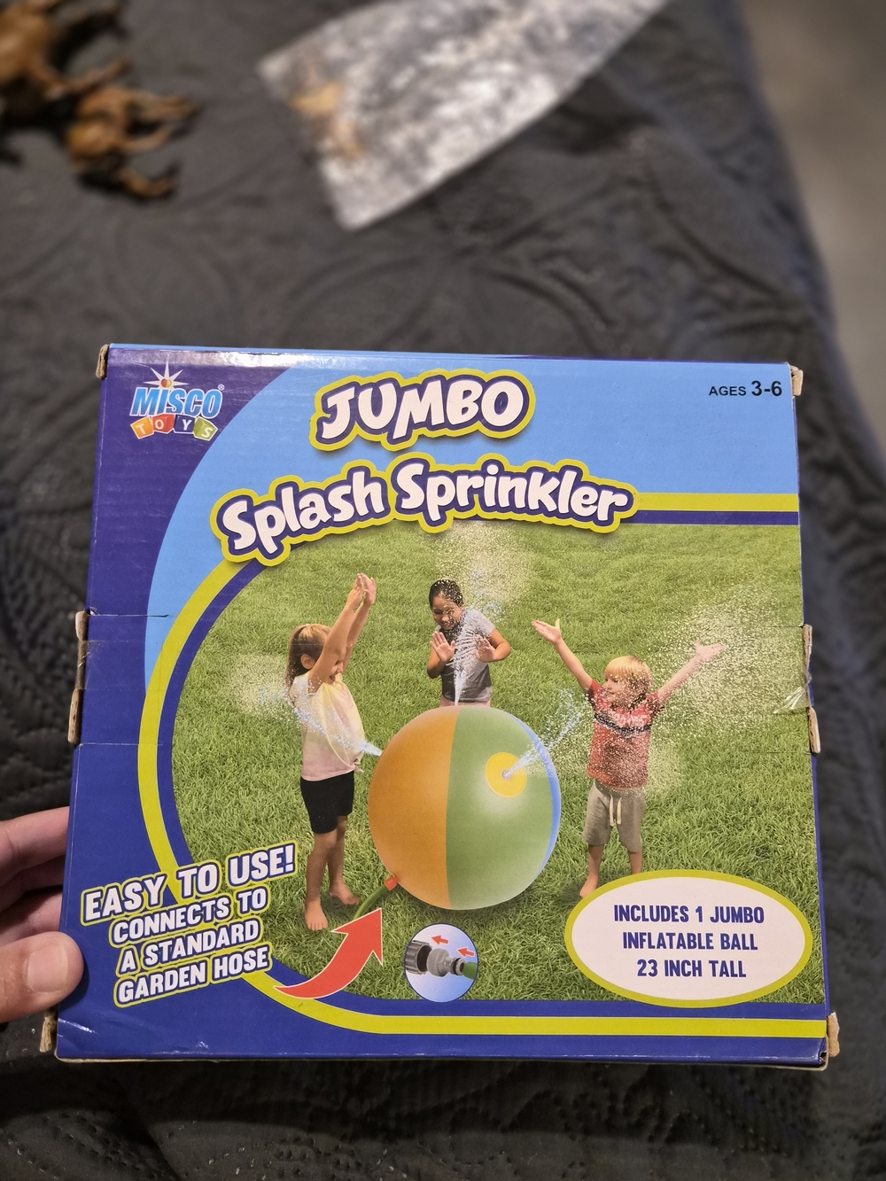Jumbo Splash Sprinkler - Blue Box NIB